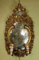 EARLY 19TH C GILT WALL MIRROR