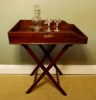 GEORGE III BUTLER'S TRAY & STAND