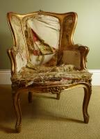 GILT WOOD CHILDS CHAIR