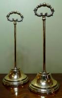 PAIR OF 19TH C DOOR PORTERS