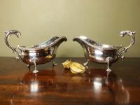 PAIR OF SILVER SAUCE BOATS