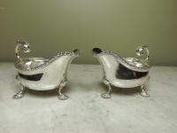 PAIR OF SILVER SAUCE BOATS